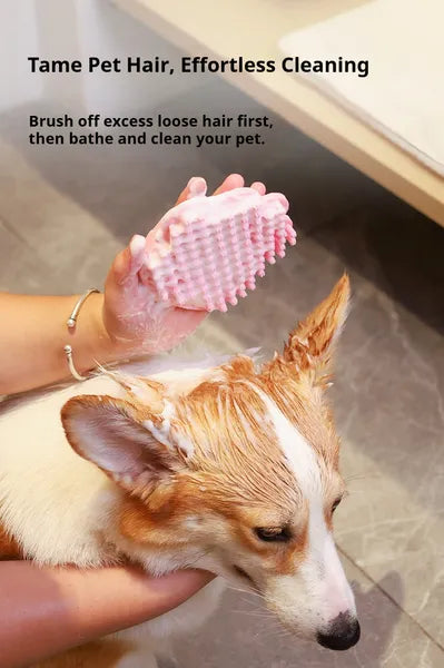 Pet Bath Comb and Brush