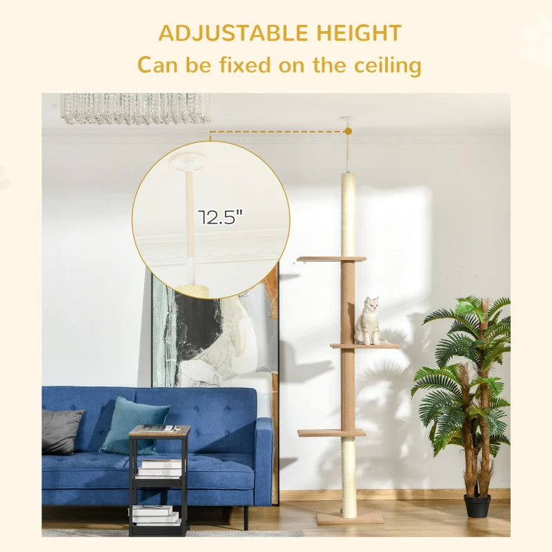 3 Level Ceiling Scratch Post