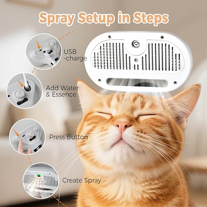 3 In 1 Pet Spray Comb