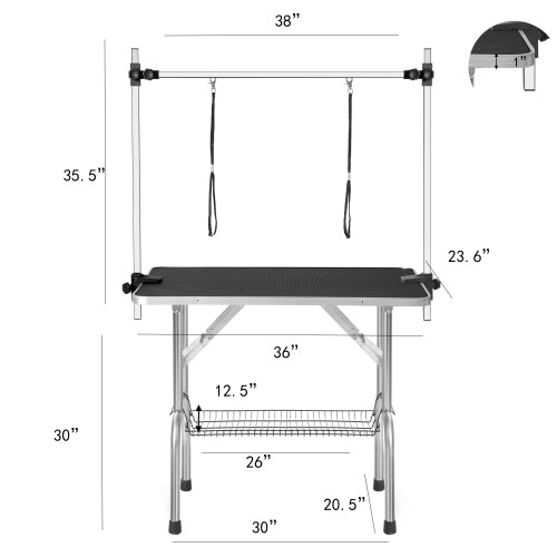 Adjustable Pet Grooming Station