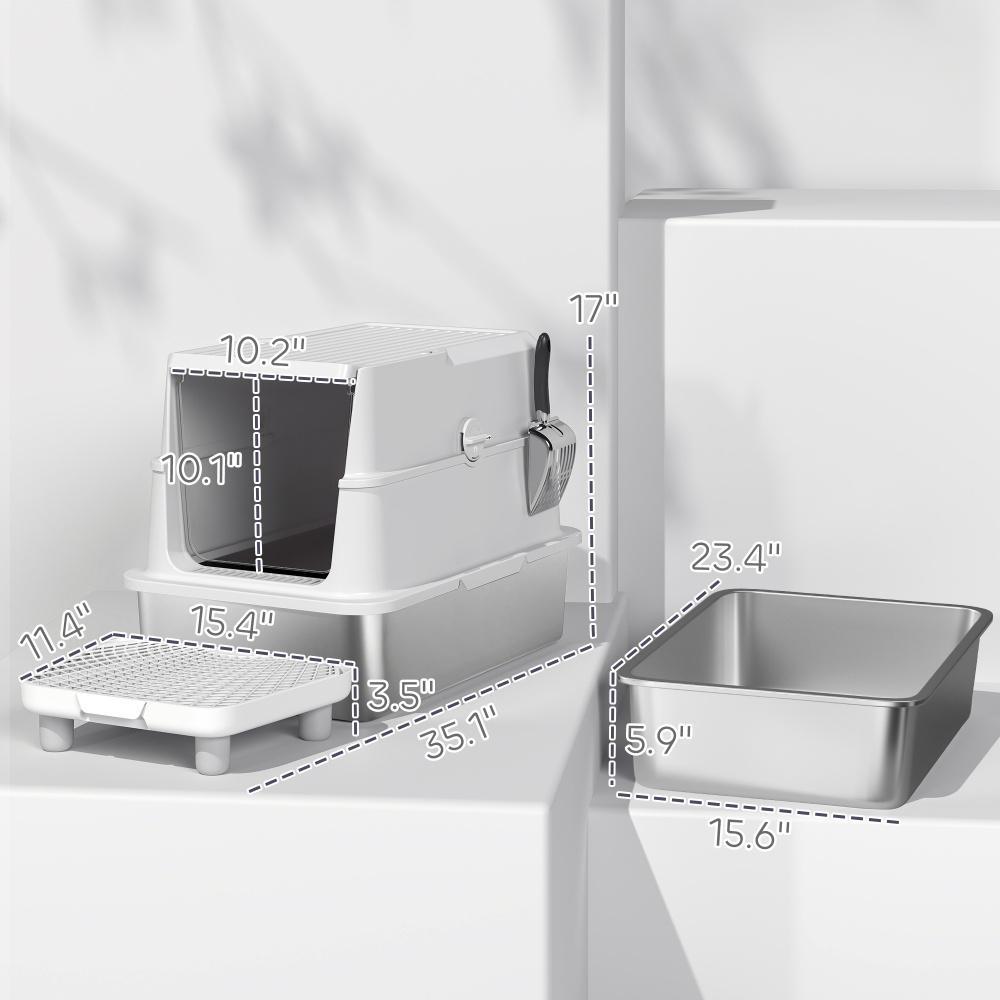 Stainless Steel Litter Box