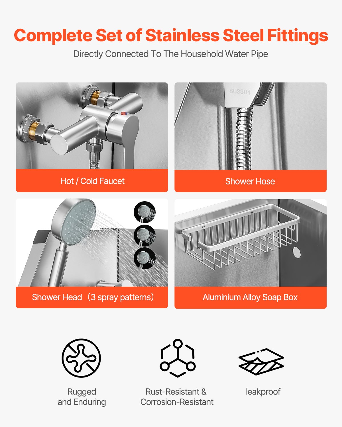 Pet Grooming Bath With Faucet