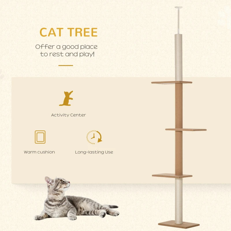 3 Level Ceiling Scratch Post