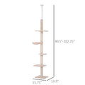 4 Level Ceiling Scratch Post