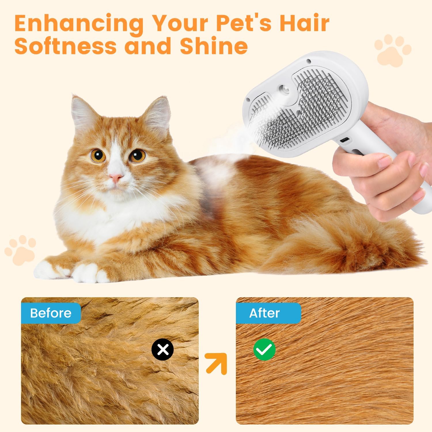 3 In 1 Pet Spray Comb
