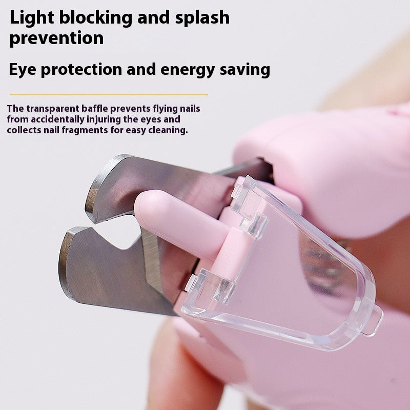 2 In 1 Pet Nail Clippers With Led Blood line Light