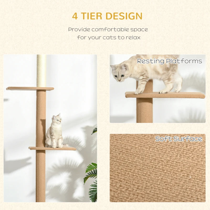 3 Level Ceiling Scratch Post