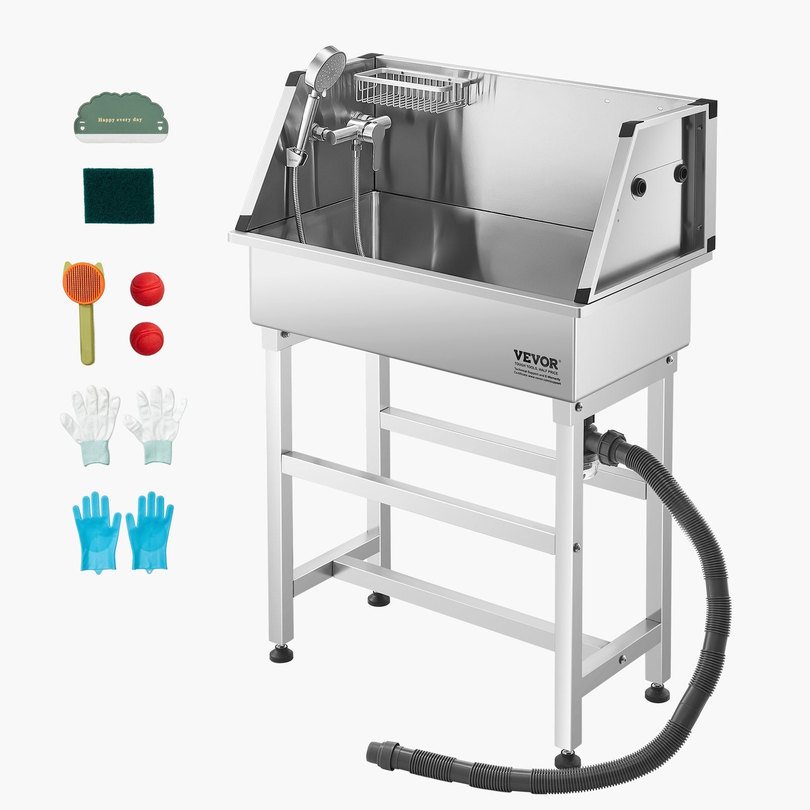 Pet Grooming Bath With Faucet