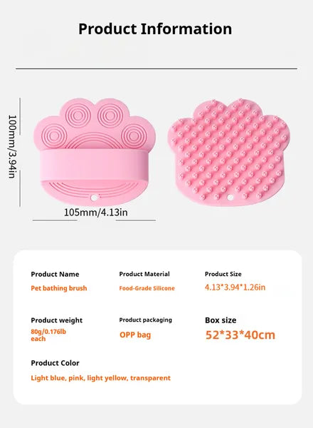 Pet Bath Comb and Brush